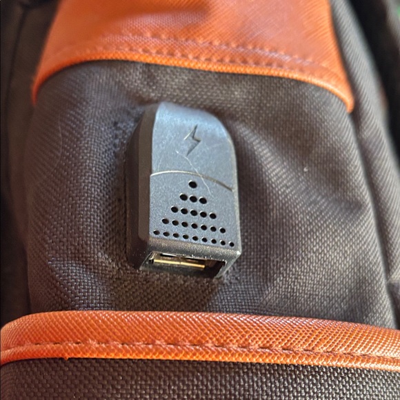 Black and Tan Men's Backpack - Picture 7 of 11